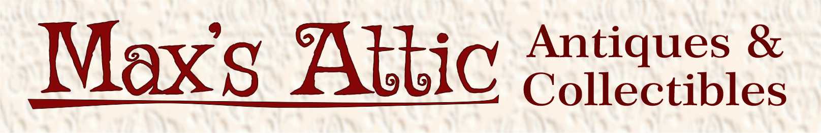 Max's Attic banner